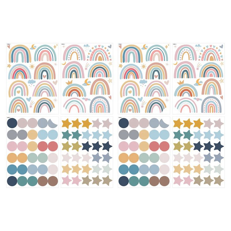 A44Z-Boho Rainbow Wall Decals  - Baby Nursery Wallpaper Girl avaliação e preço