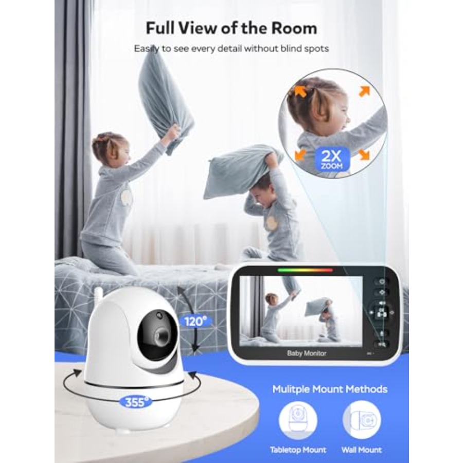 Baby monitor for nursery use,  - Baby Nursery Hours avaliação e preço