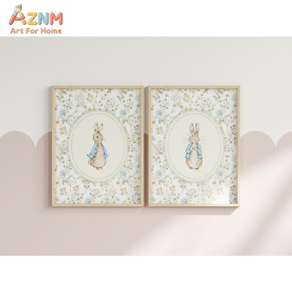 AZNM Vintage Peter Rabbit Canv - Baby Nursery Pictures avaliação e preço