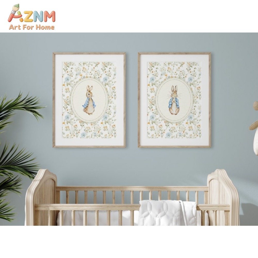 AZNM Vintage Peter Rabbit Canv - Baby Nursery Pictures avaliação e preço