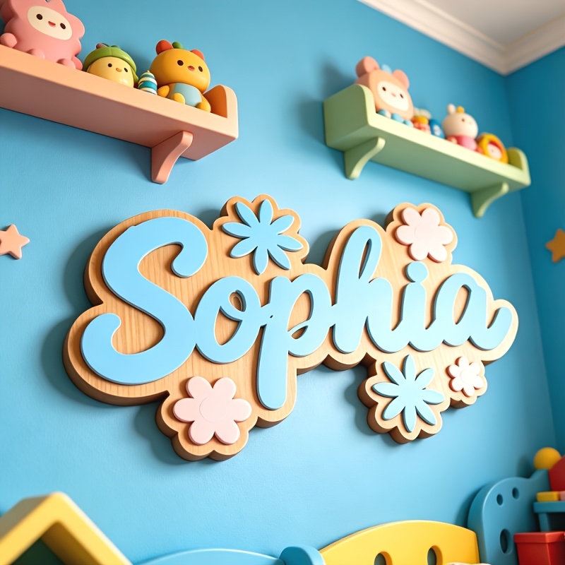 Personalized Floral Themed Nam - Baby Nursery Room avaliação e preço