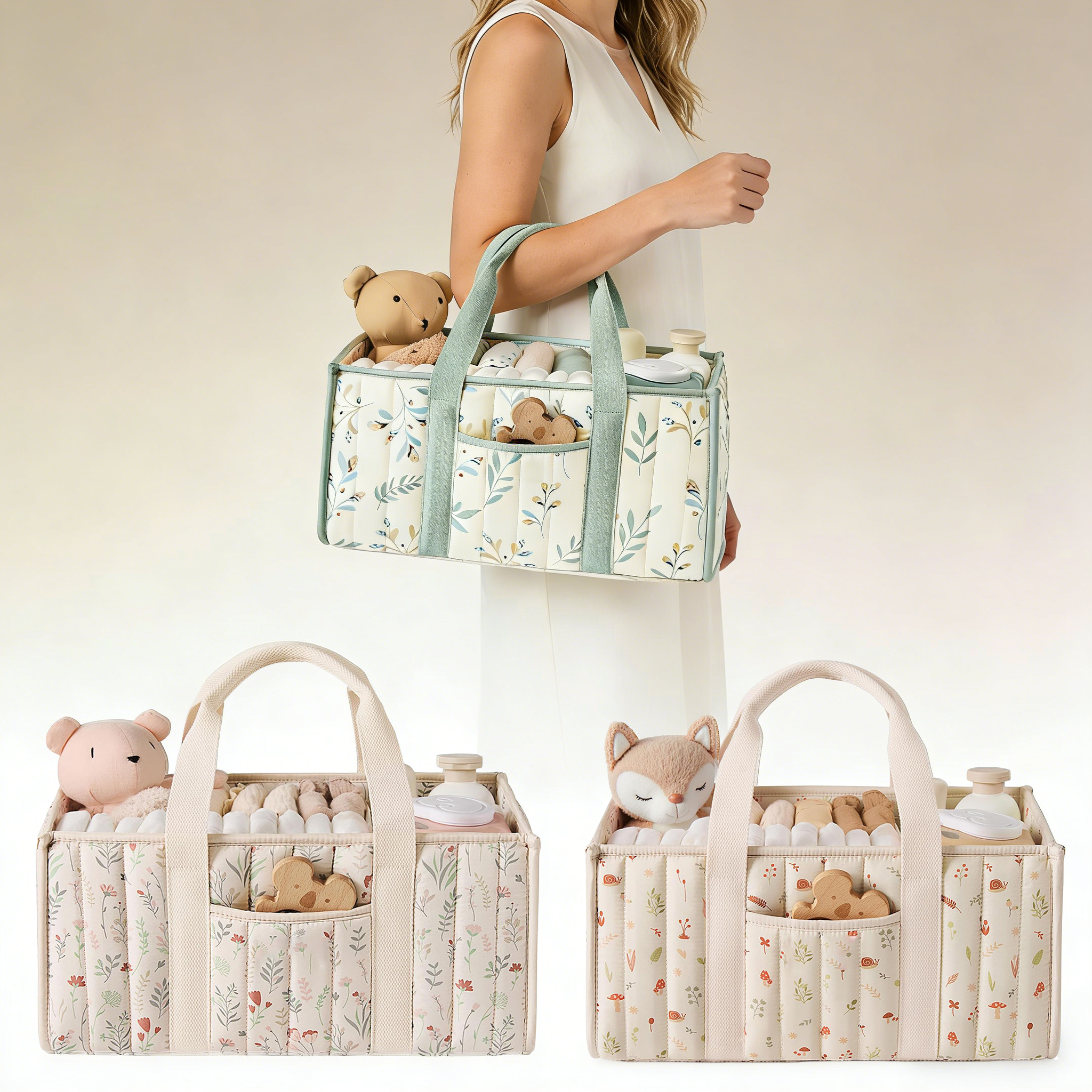 Diaper Caddy Organizer, Stylis - Baby Nursery Storage avaliação e preço