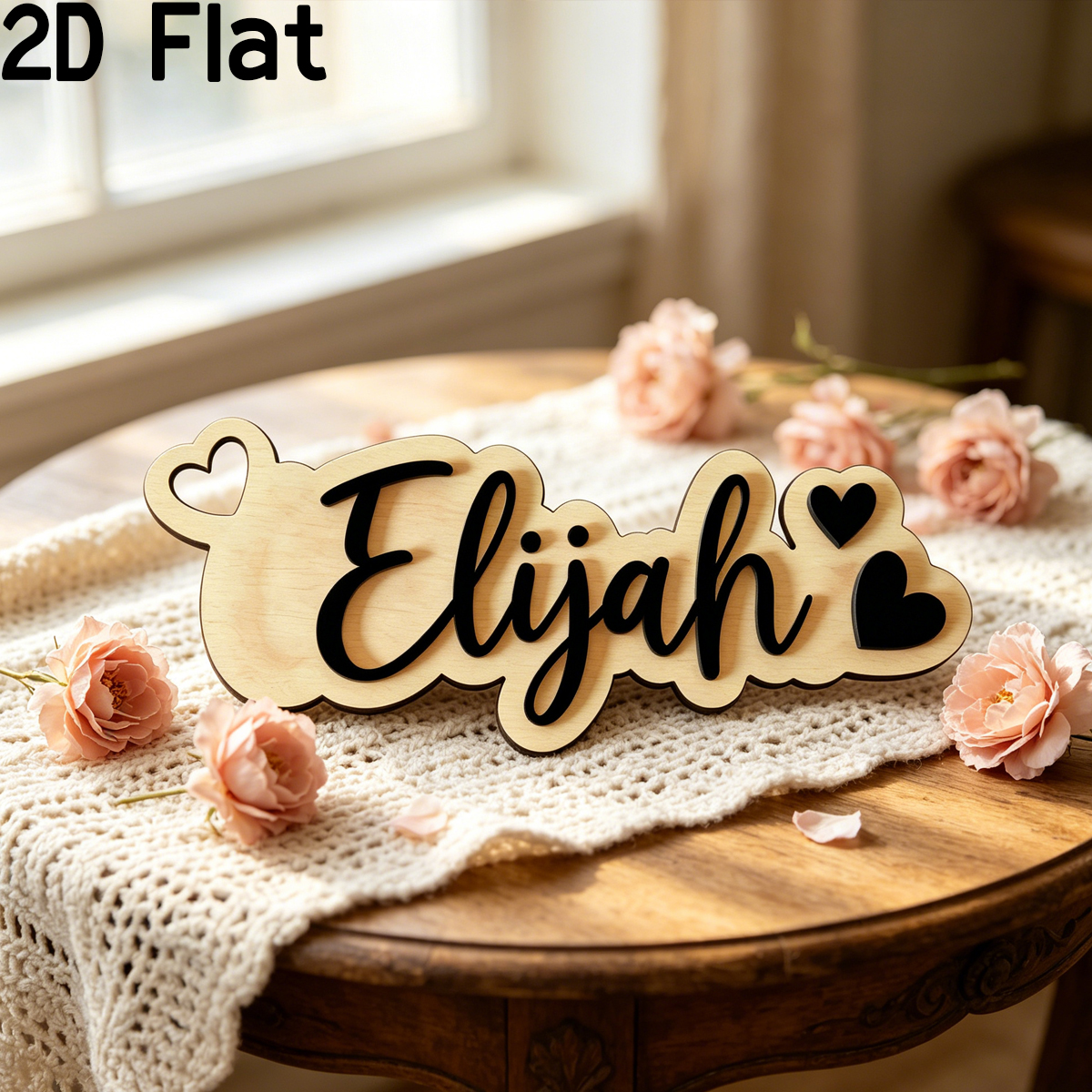 1Pc Custom Love Decor Wooden A - Baby Nursery Room avaliação e preço