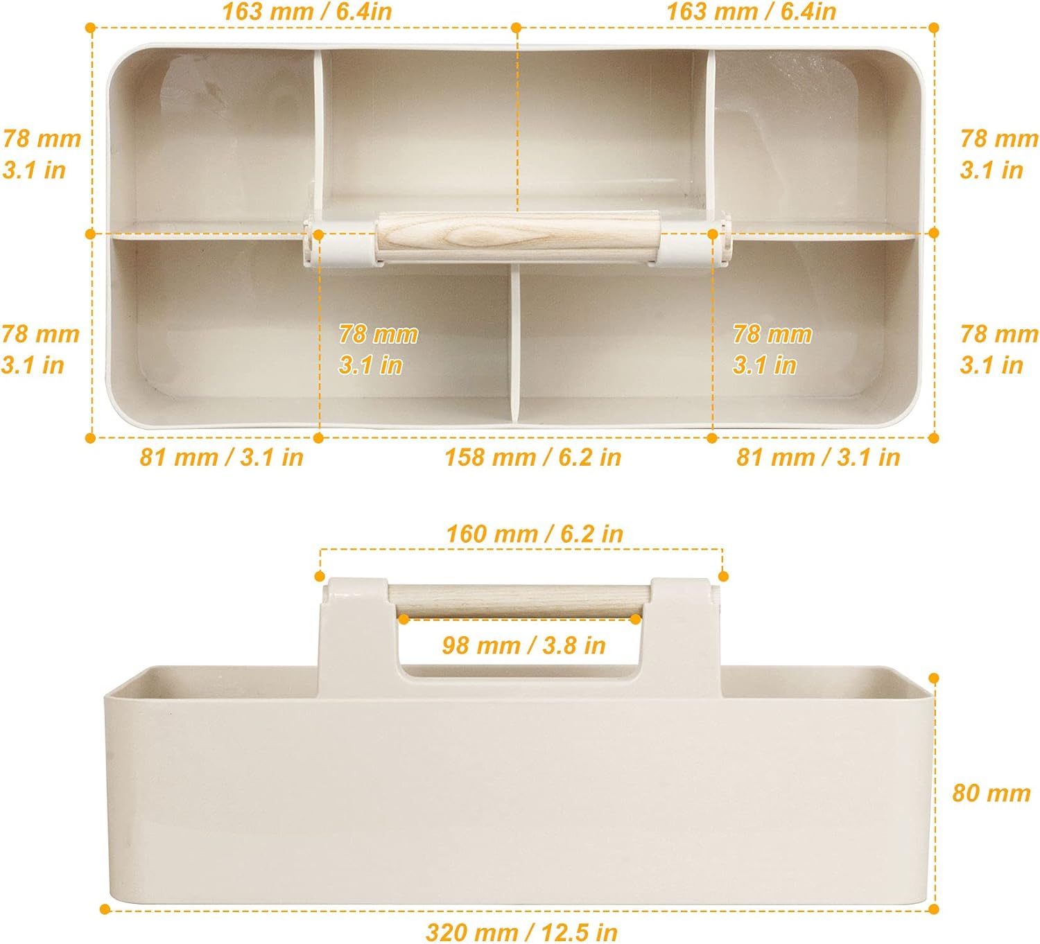Portable Baby Shower Caddy wit - Baby Nursery Storage avaliação e preço