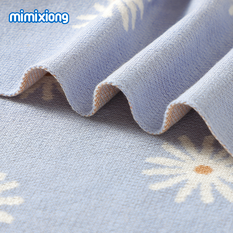 Baby Floral Blankets Knitted A - Baby Girl Nursery Quilt avaliação e preço
