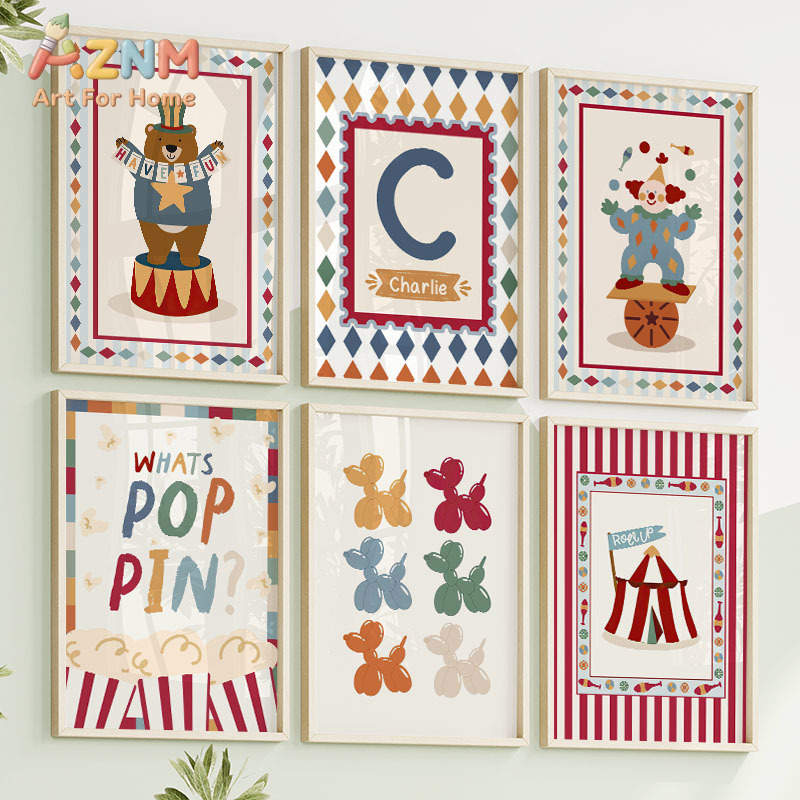 Circus Bear Magician Dog Quote - Baby Nursery Pictures avaliação e preço