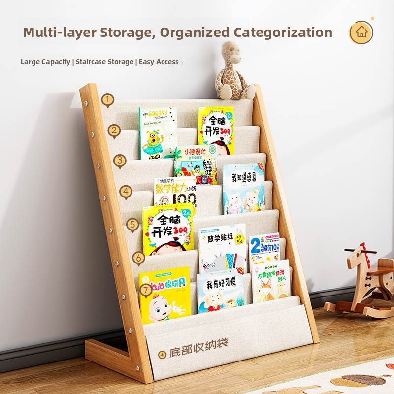  Wood Children's Bookshelf Flo - Baby Bookshelf Small avaliação e preço