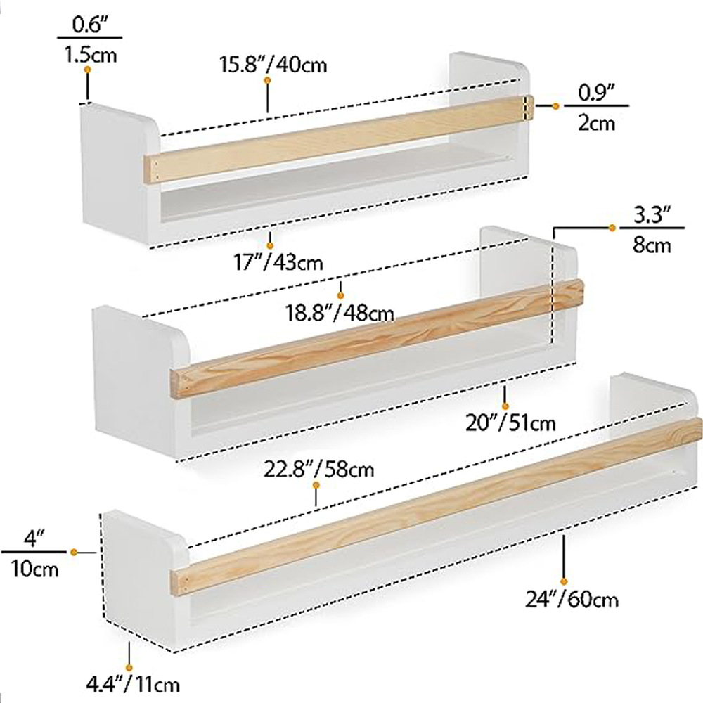 Wall Shelf Wall Hanging Childr - Baby Bookshelf Small avaliação e preço