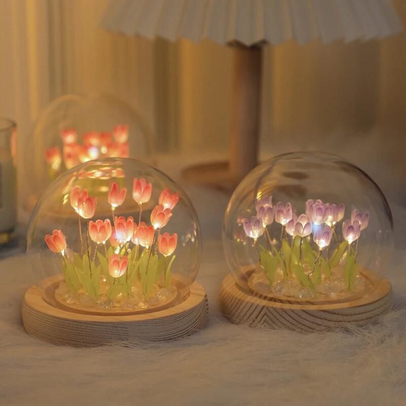 Artificial Tulip Flower Night  - Baby Nursery Light avaliação e preço