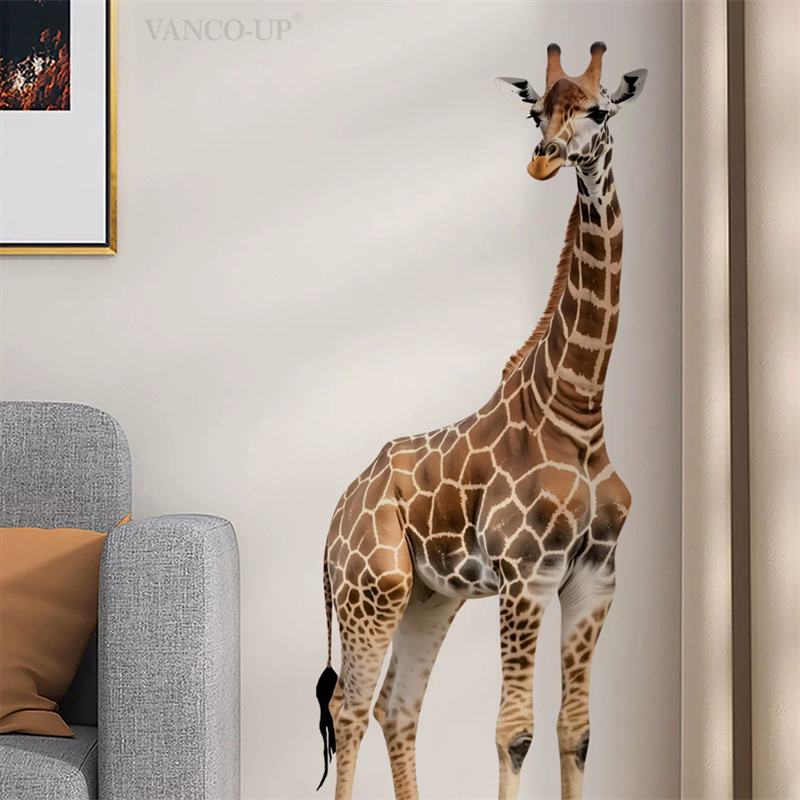 Large Safari Animals Giraffe S - Baby Nursery Wallpaper avaliação e preço